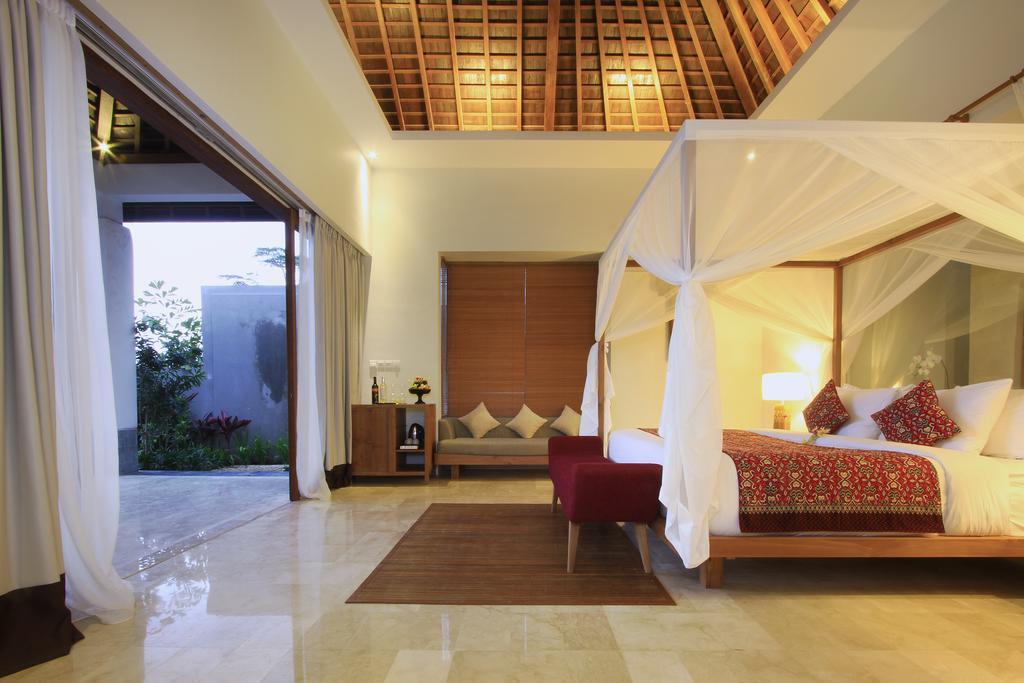 Villa Présidentielle 1 Chambre avec Piscine - Terrasse avec Vue sur Rizière